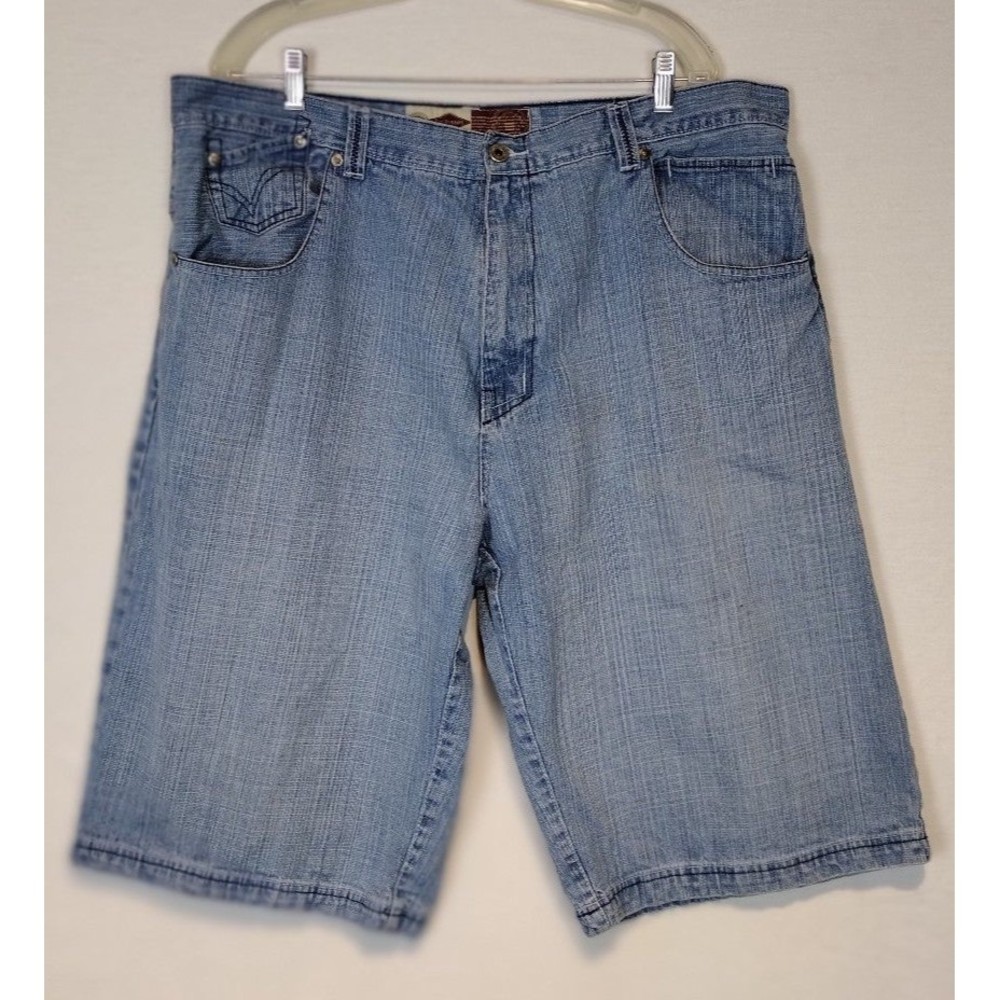 Evolution Denim Shorts Light Wash Size 40